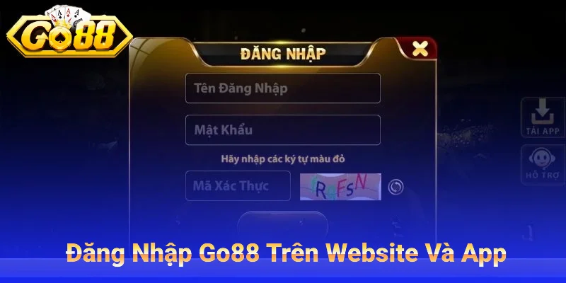 Đăng Nhập Go88 Trên Website Và App